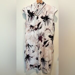 Calvin Klein Abstract Patterned Dress